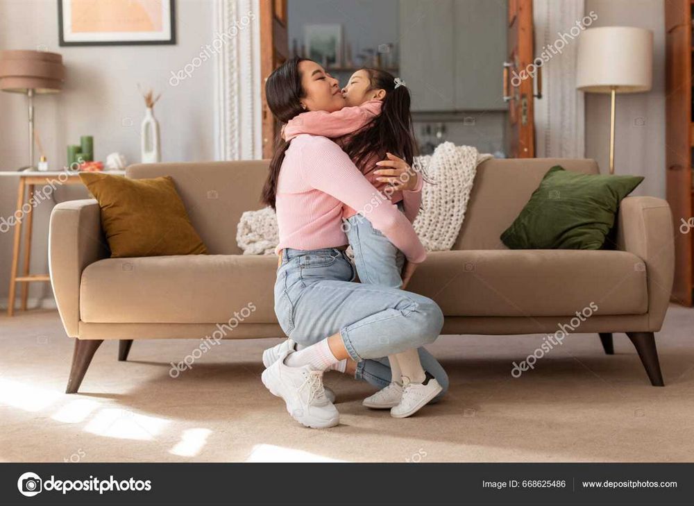 Mom Daughter Kissing: A Beautiful Bond of Love and Affection