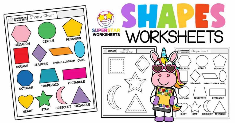 Shapes Worksheets for Kindergarten: Fun and Educational Activities