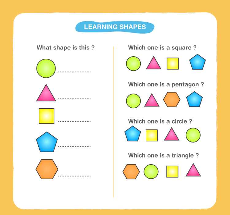 Shapes Worksheets for Kindergarten: Fun and Educational Activities