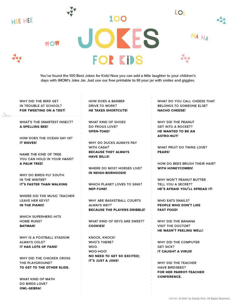Toddler Jokes: Hilarious and Adorable Jokes for Little Ones